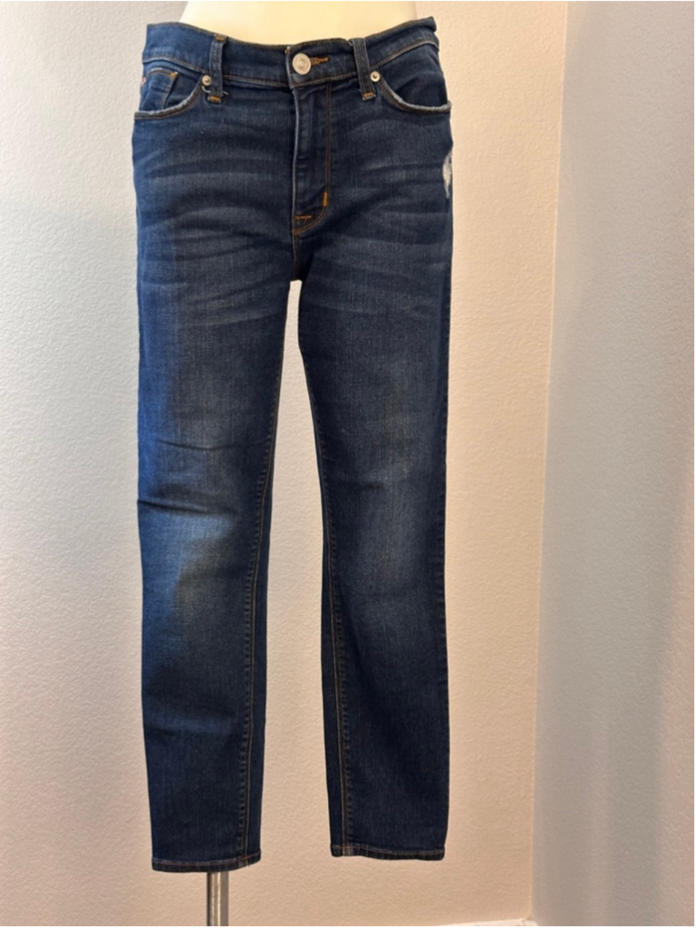 Women's Hudson Blue Straight Leg Jeans